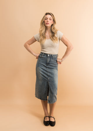 Alba Shirring Top | Anydais.com Fashion