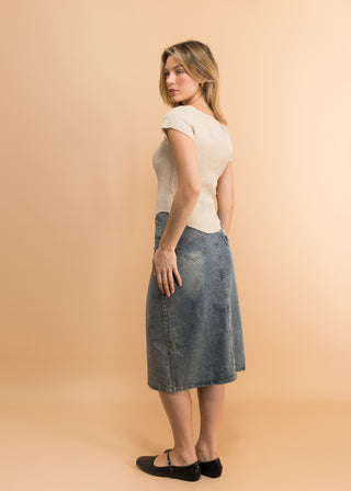 Alba Shirring Top | Anydais.com Fashion