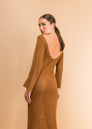 Serena crochet long dress