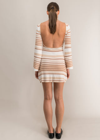 Hazel A-line mini knit dress