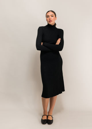 Blair ribbed midi dress