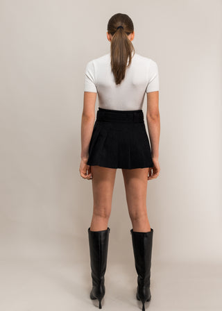 Aliyah Pleated Short Skirt