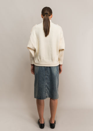 Livia denim midi skirt