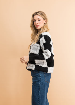 Octavia checkered pullover